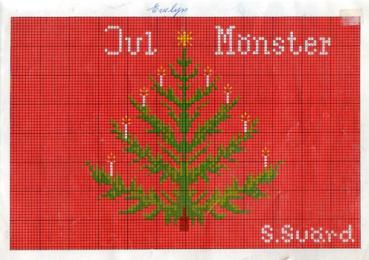 PERMIN Cross stitch patterns Jul Mönster Christmas